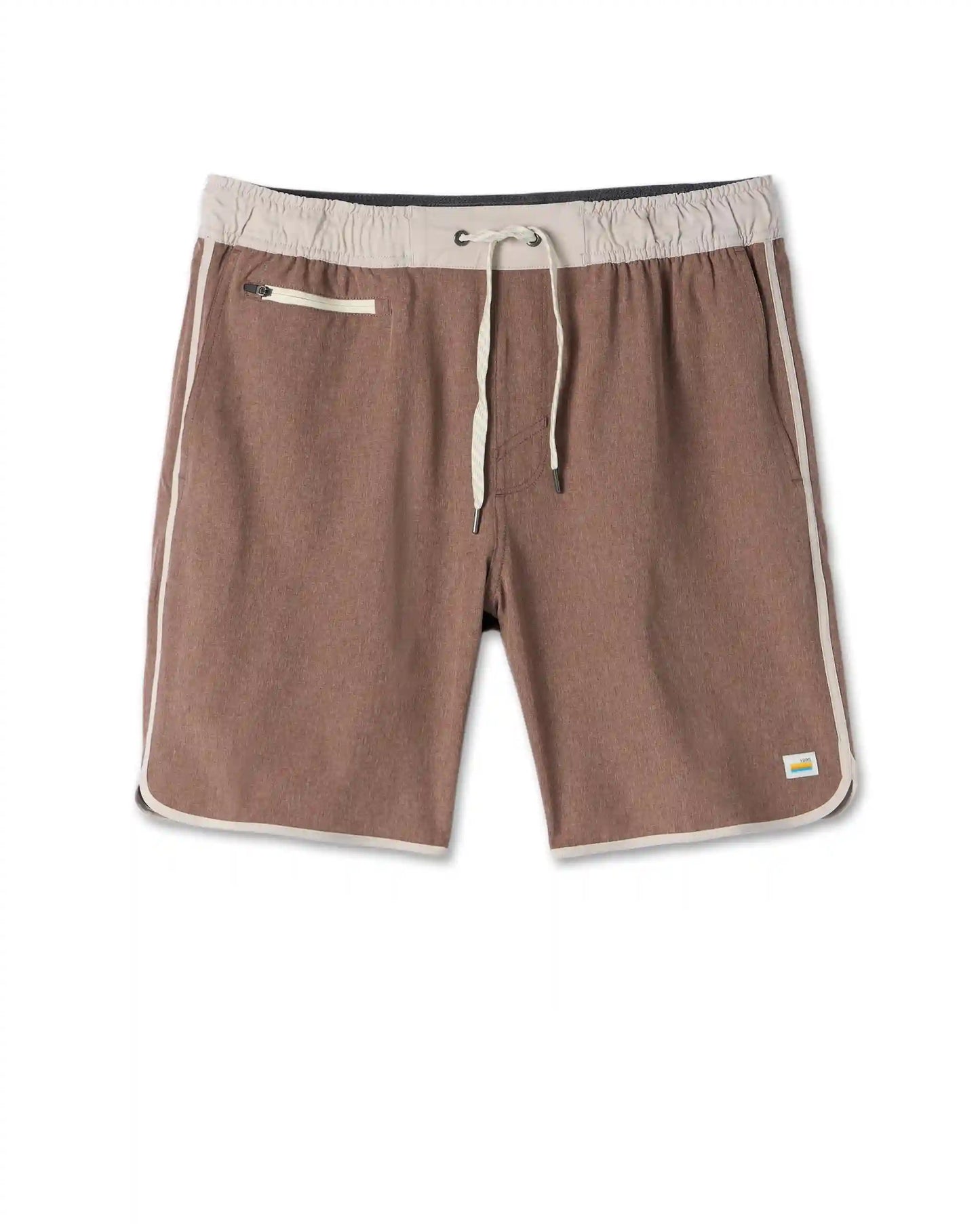 Banks Short Unlined 7" | Clove Linen Texture