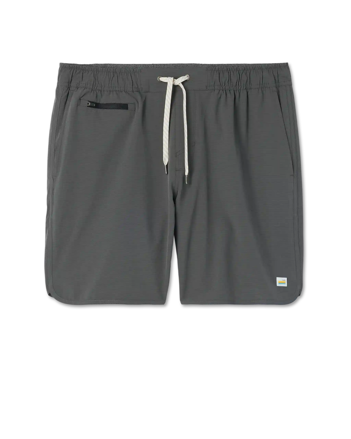 Banks Short Unlined 7" | Dark Pewter Slub Stripe