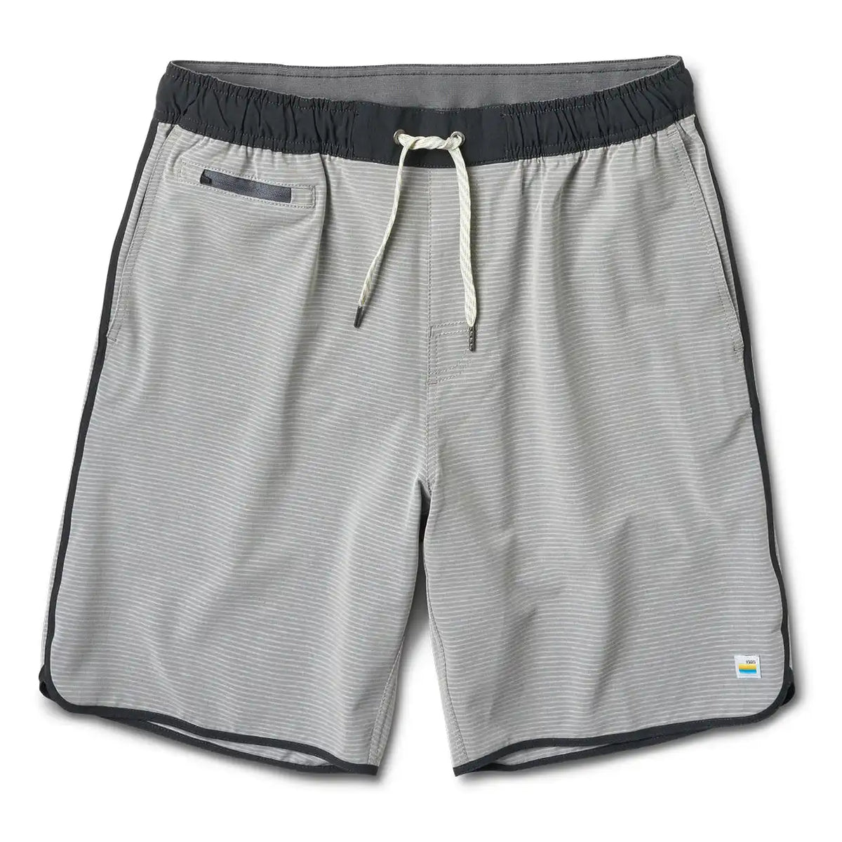 Banks Short Unlined 7" | Engineered Grey Stripe