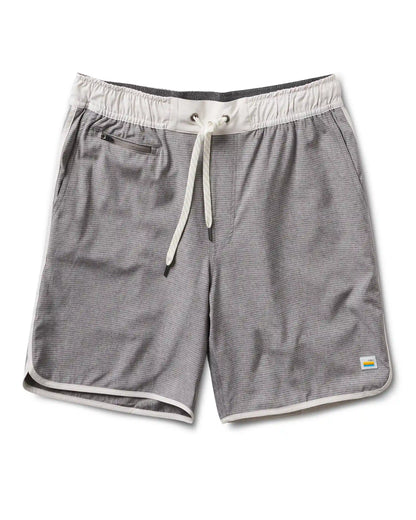 Banks Short Unlined 7" | Grey Engineered Stripe