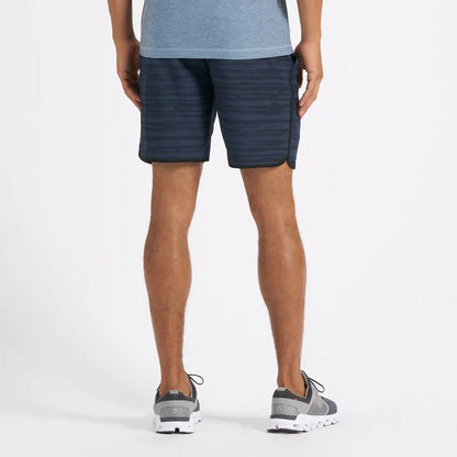 Banks Short Unlined 7" | Ink Tie Dye Stripe
