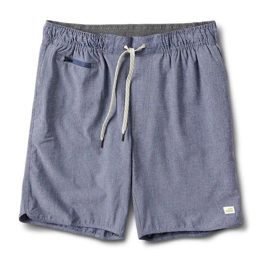 Banks Short Unlined 7" | Navy Engineered Stripe