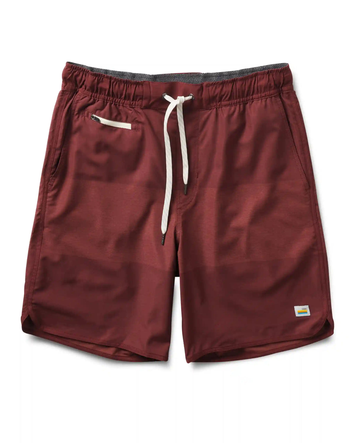 Banks Short Unlined 7" | Russet Texture Block
