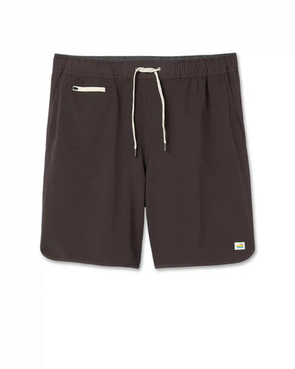 Banks Short Unlined 7" | Sangria Slub Stripe