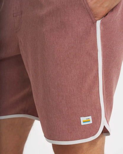 Banks Short Unlined 7" | Terracotta Linen Texture