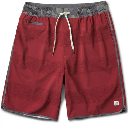 Banks Short | Red Texture Stripe
