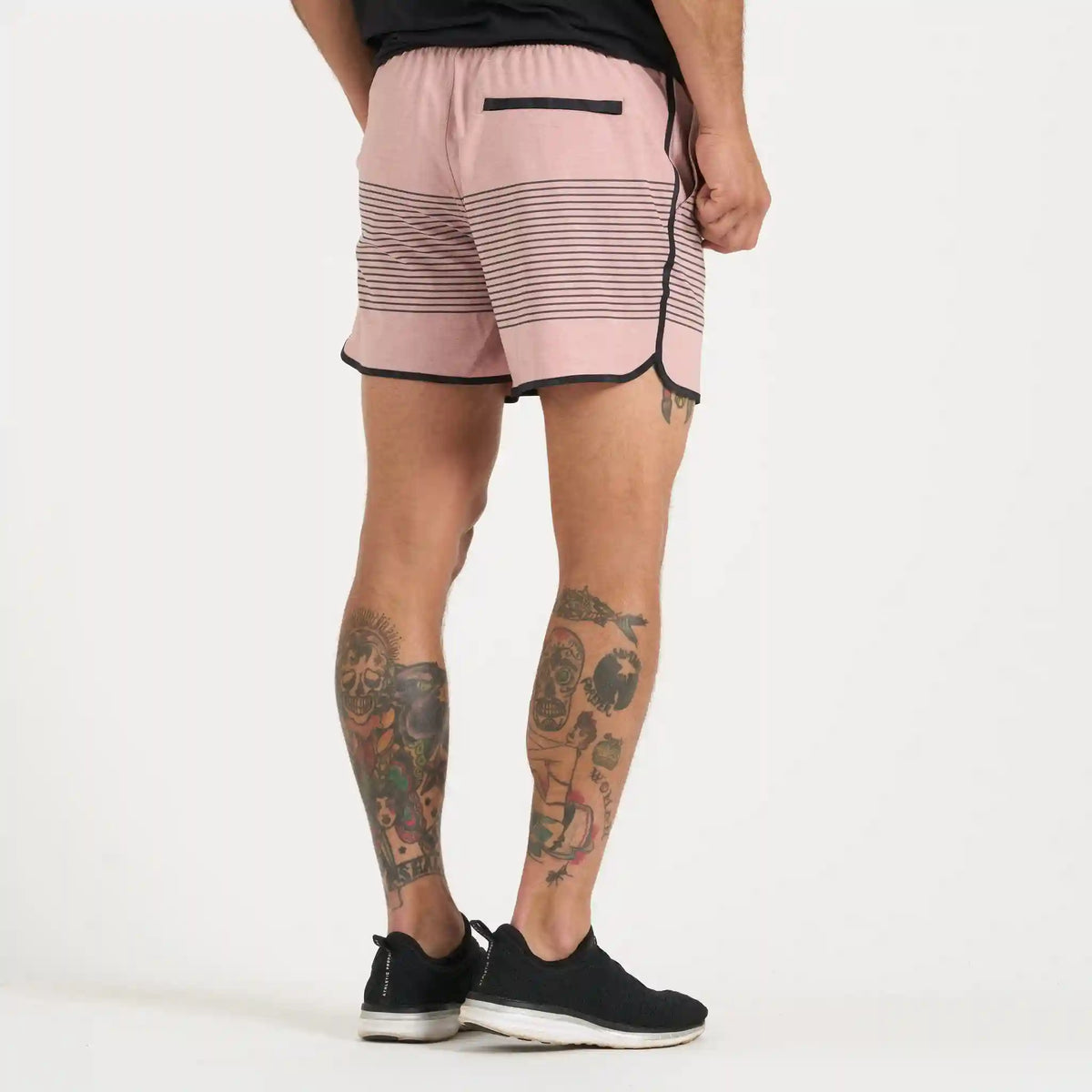 Banks Short Unlined 5" | Burnt Clay Stripe
