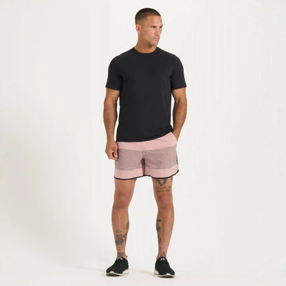 Banks Short Unlined 5" | Burnt Clay Stripe