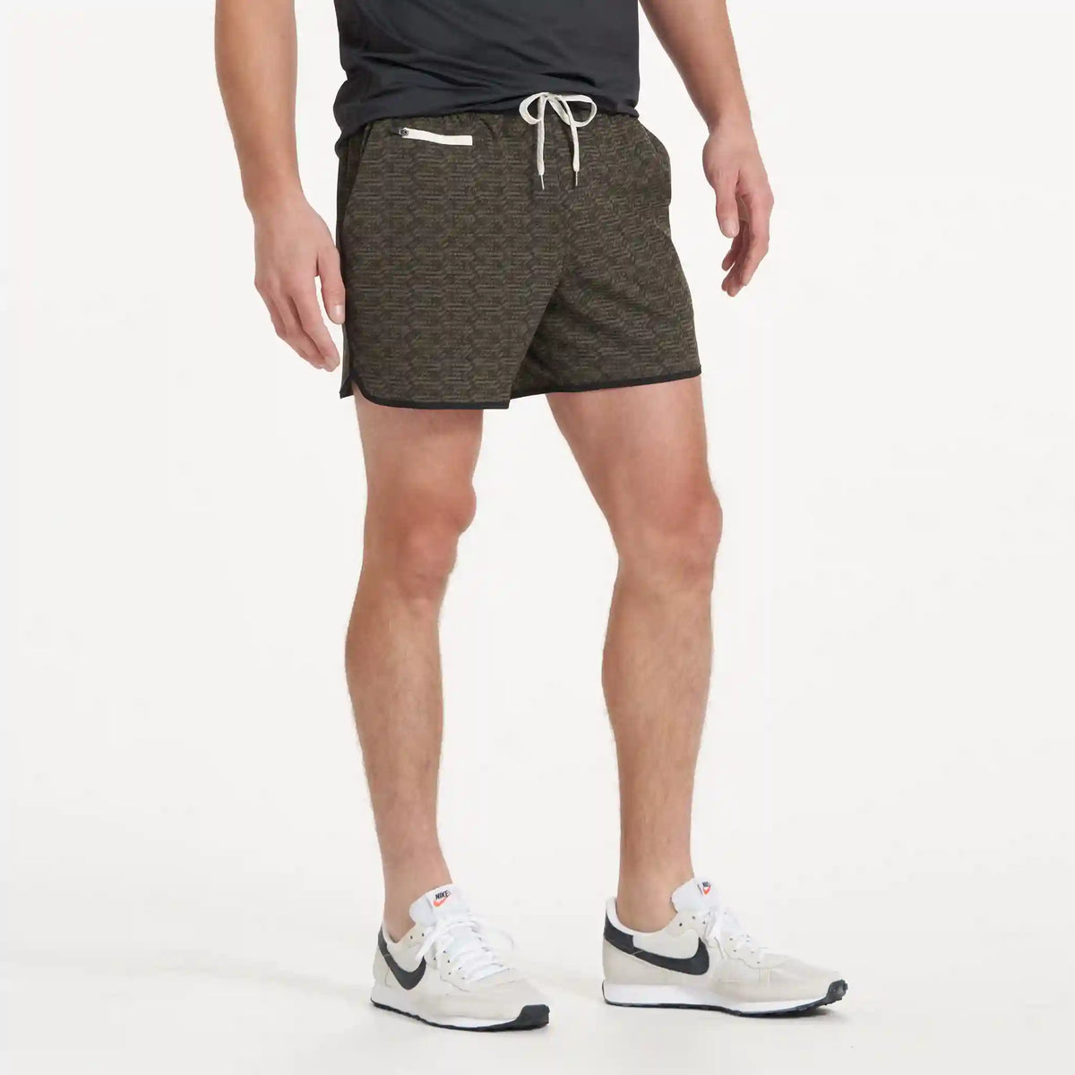 Banks Short Unlined 5" | Oregano Basketweave
