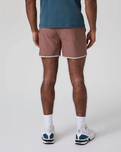 Banks Short Unlined 5" | Sedona Brown Stripe