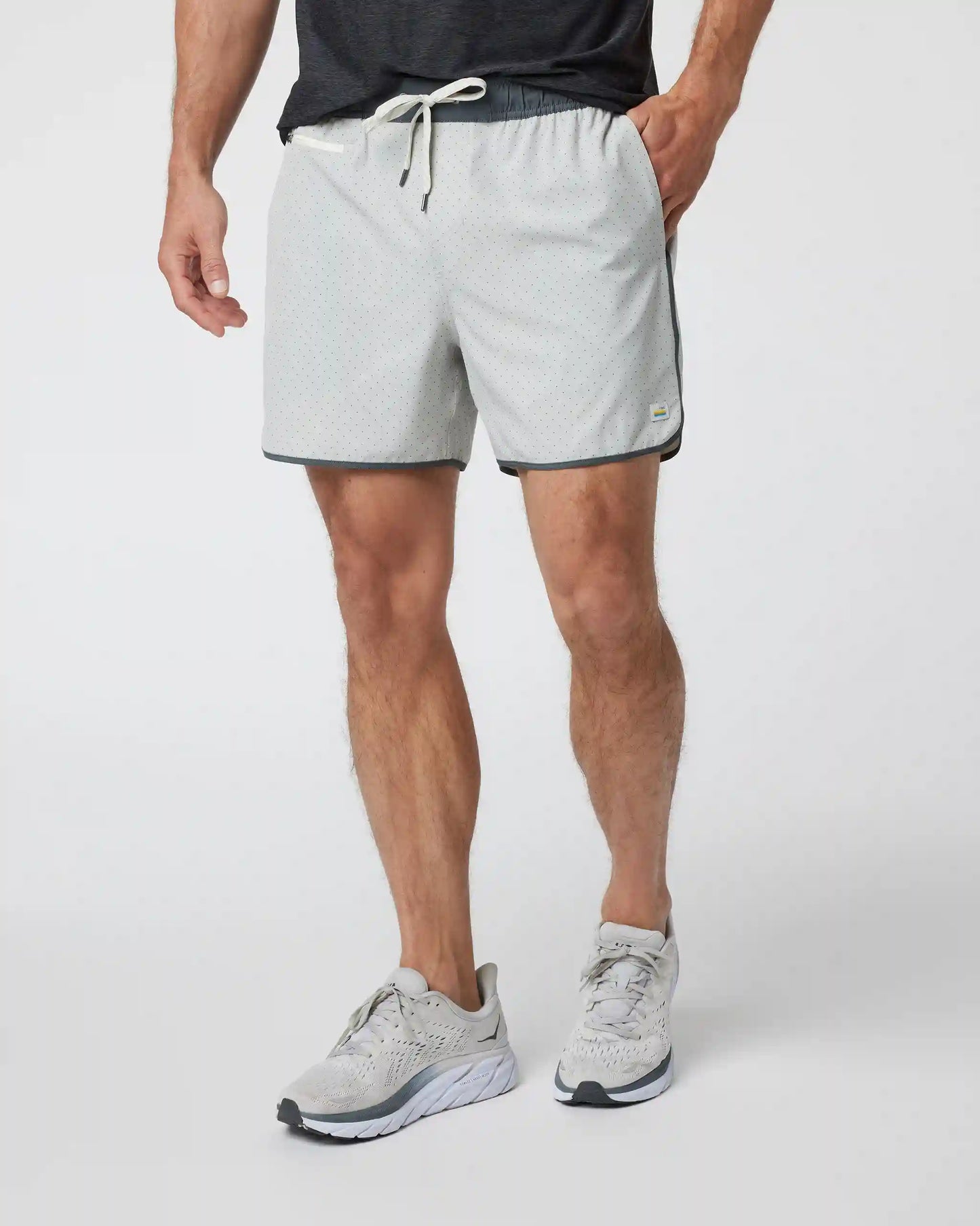 Banks Short Unlined 5" | Sky Grey Micro Dot