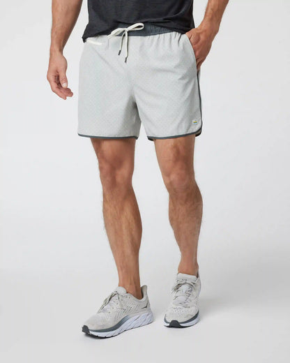 Banks Short Unlined 5" | Sky Grey Micro Dot