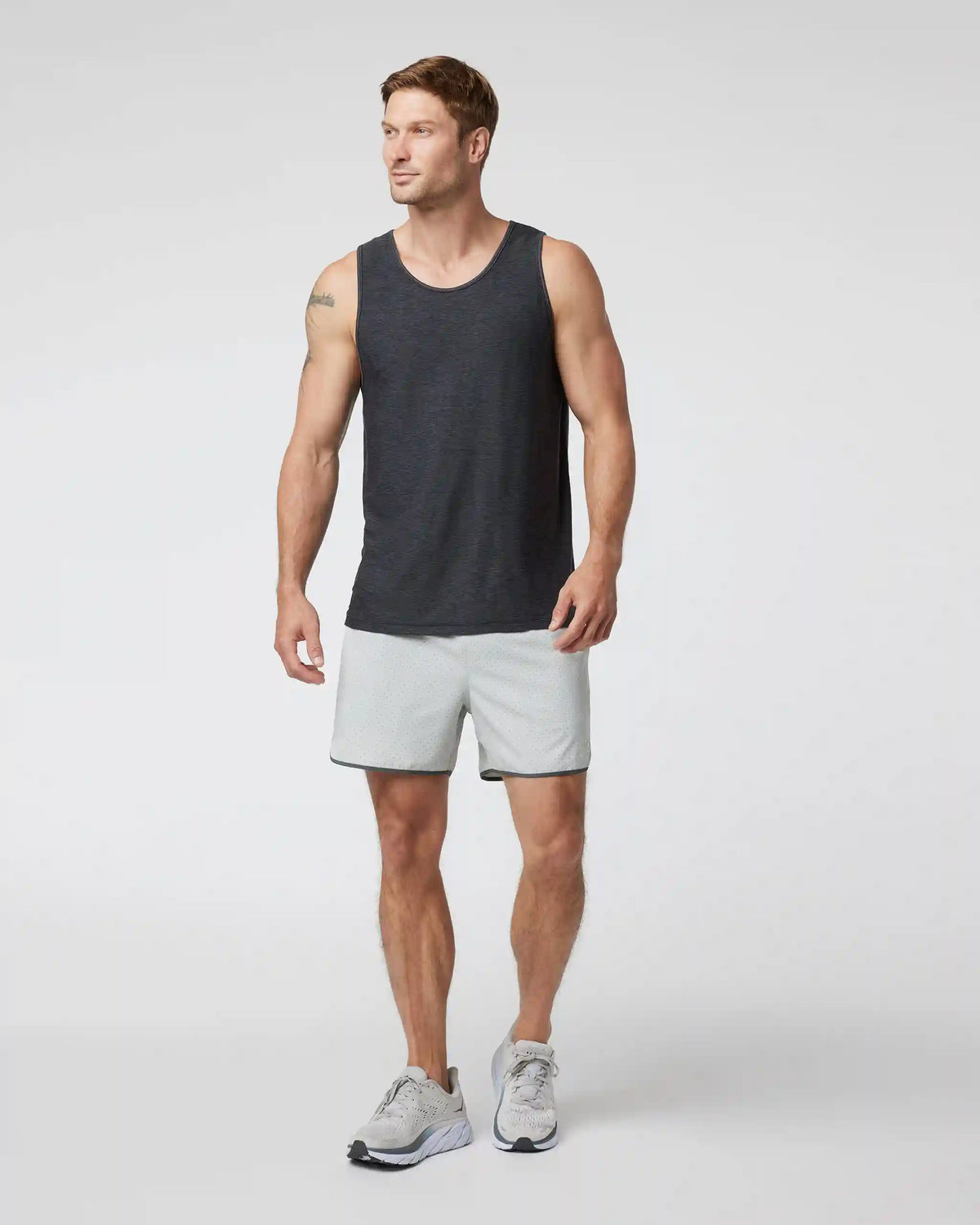 Banks Short Unlined 5" | Sky Grey Micro Dot