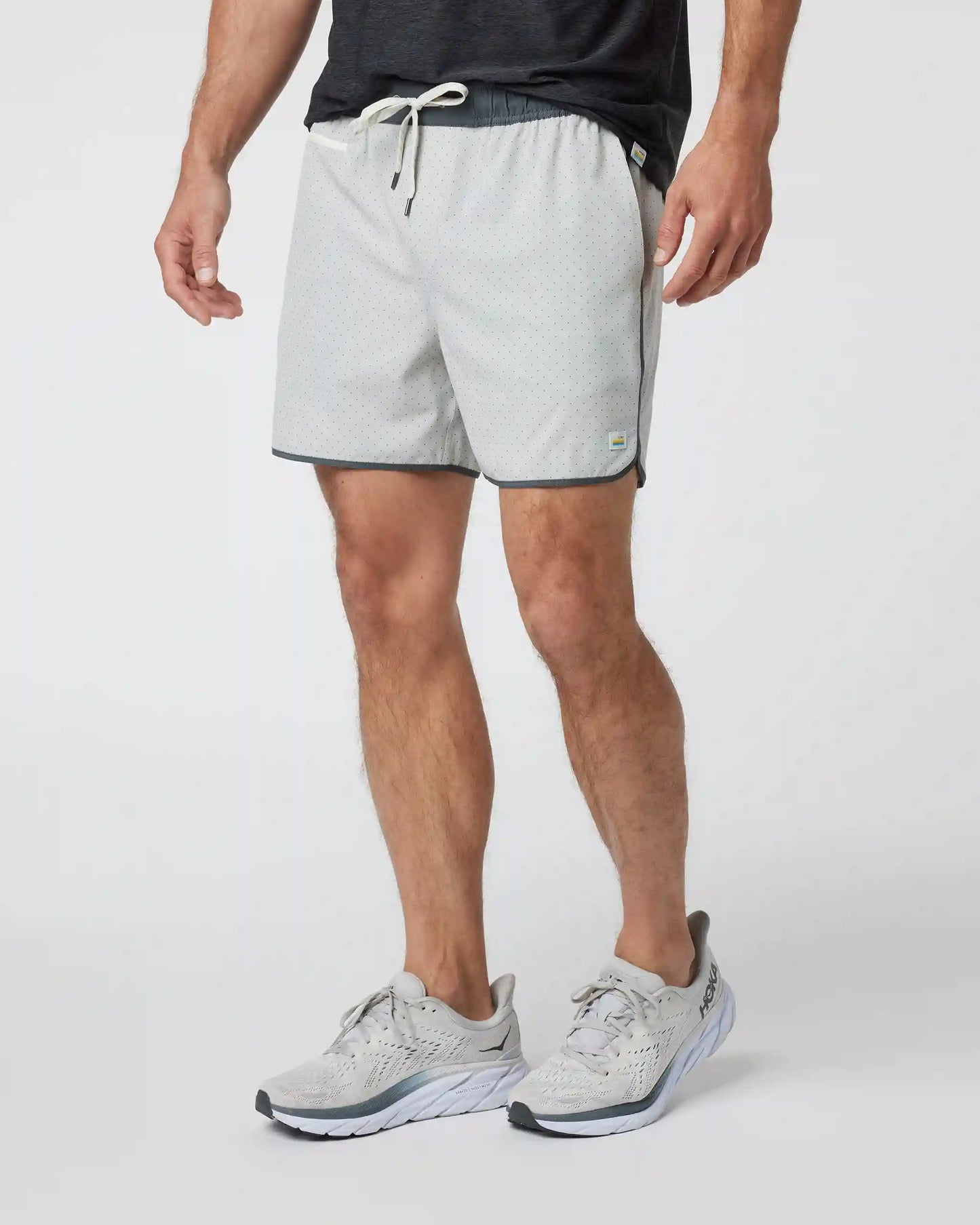 Banks Short Unlined 5" | Sky Grey Micro Dot