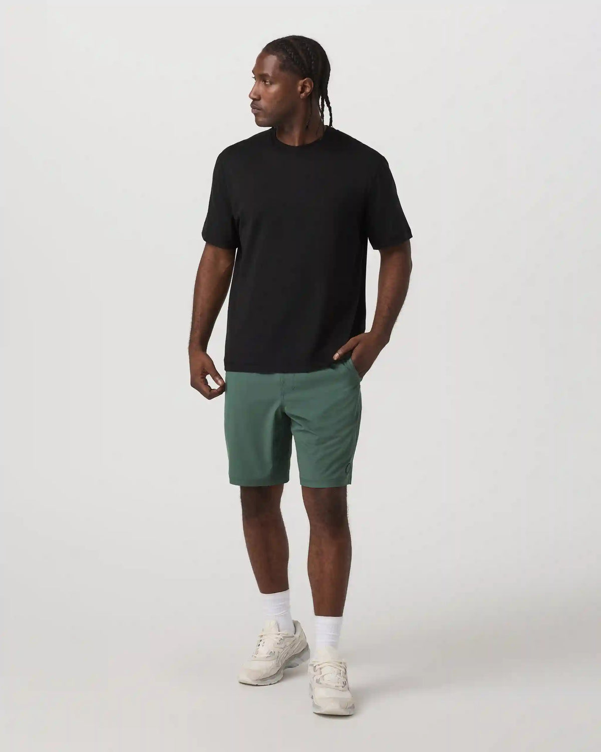 Kore Short Lined 9" | Agate Green Tonal