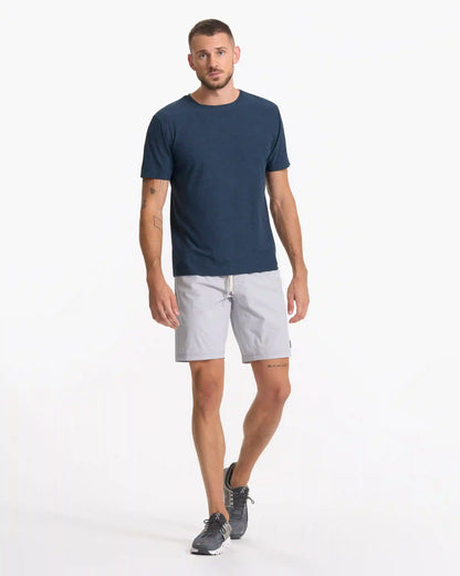Kore Short Lined 9" | Platinum Linen Texture