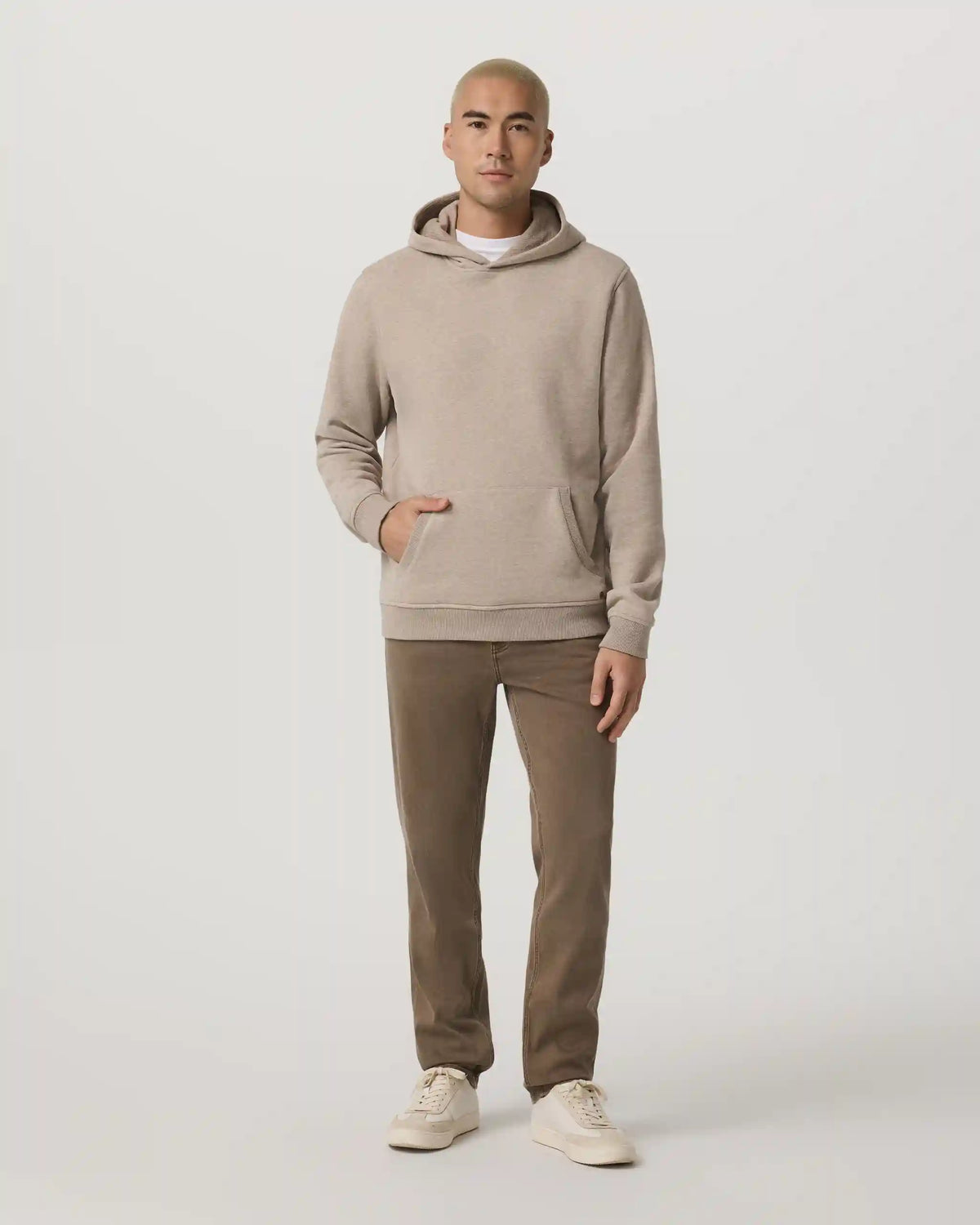 Benton Stretch Twill Pant Athletic Slim Fit 32" | Peppercorn
