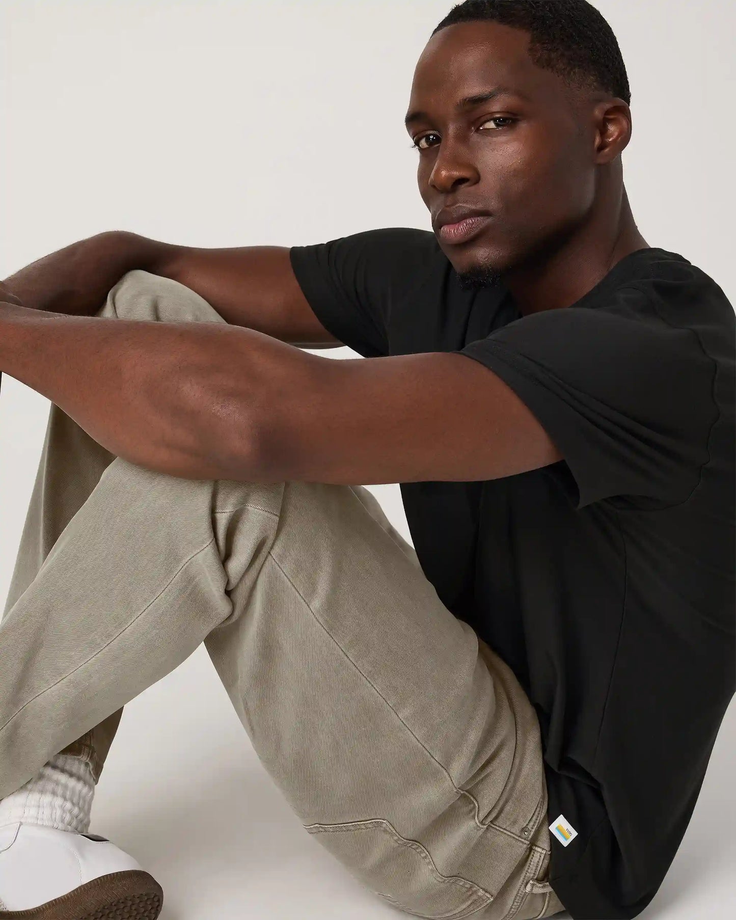 Benton Stretch Twill Pant Athletic Slim Fit 32" | Taupe