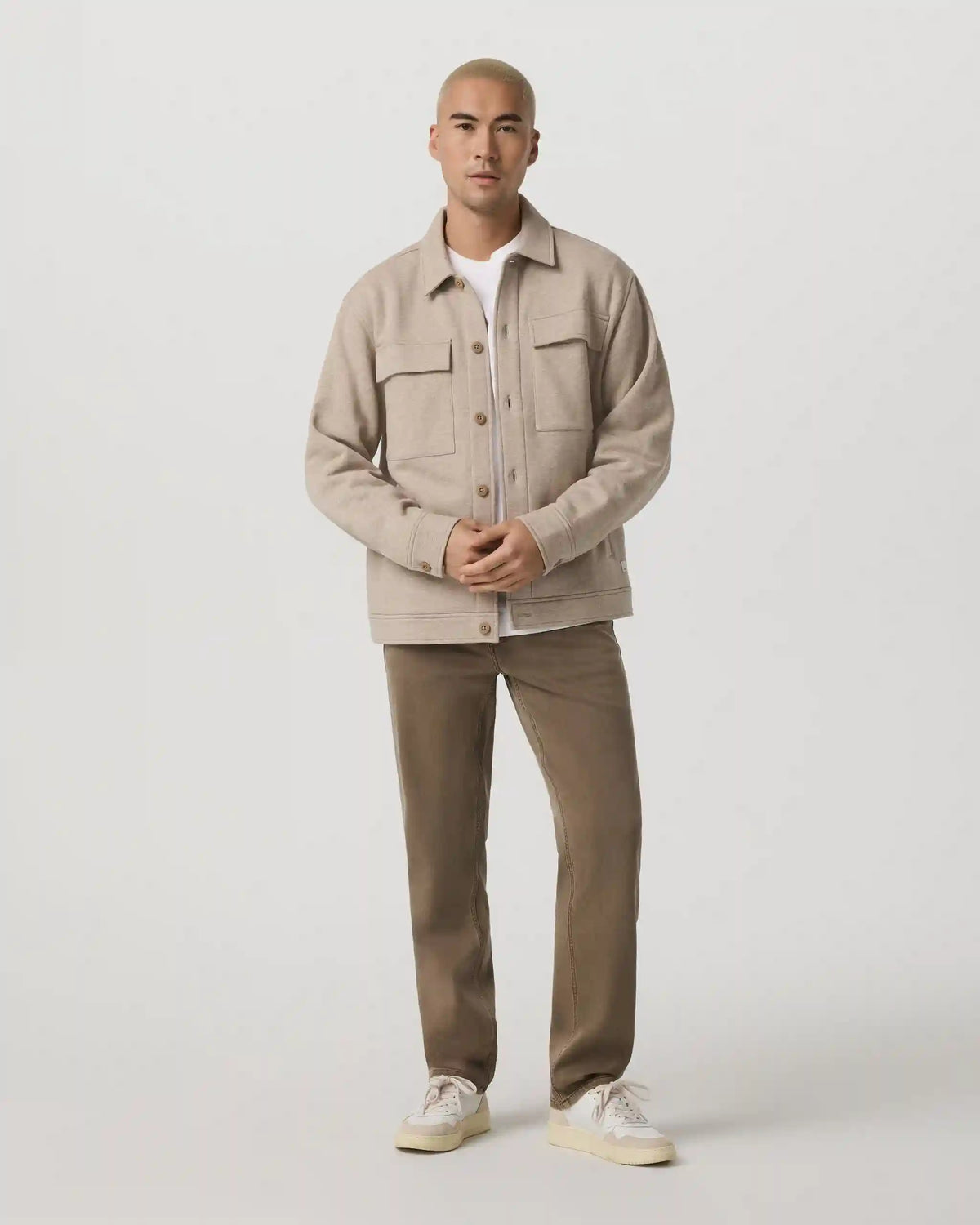 Benton Stretch Twill Pant Classic Fit 30" | Peppercorn