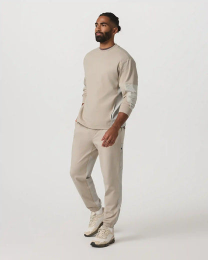 Coronado Mixed Media Sweatpant 28" | Limestone Heather