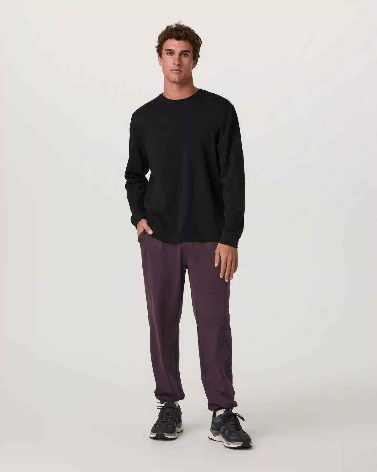 Coronado Sweatpant - Long | Raisin Heather