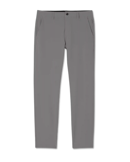 Aim Trouser Athletic Slim Fit 32" | Gull Grey Linen Texture