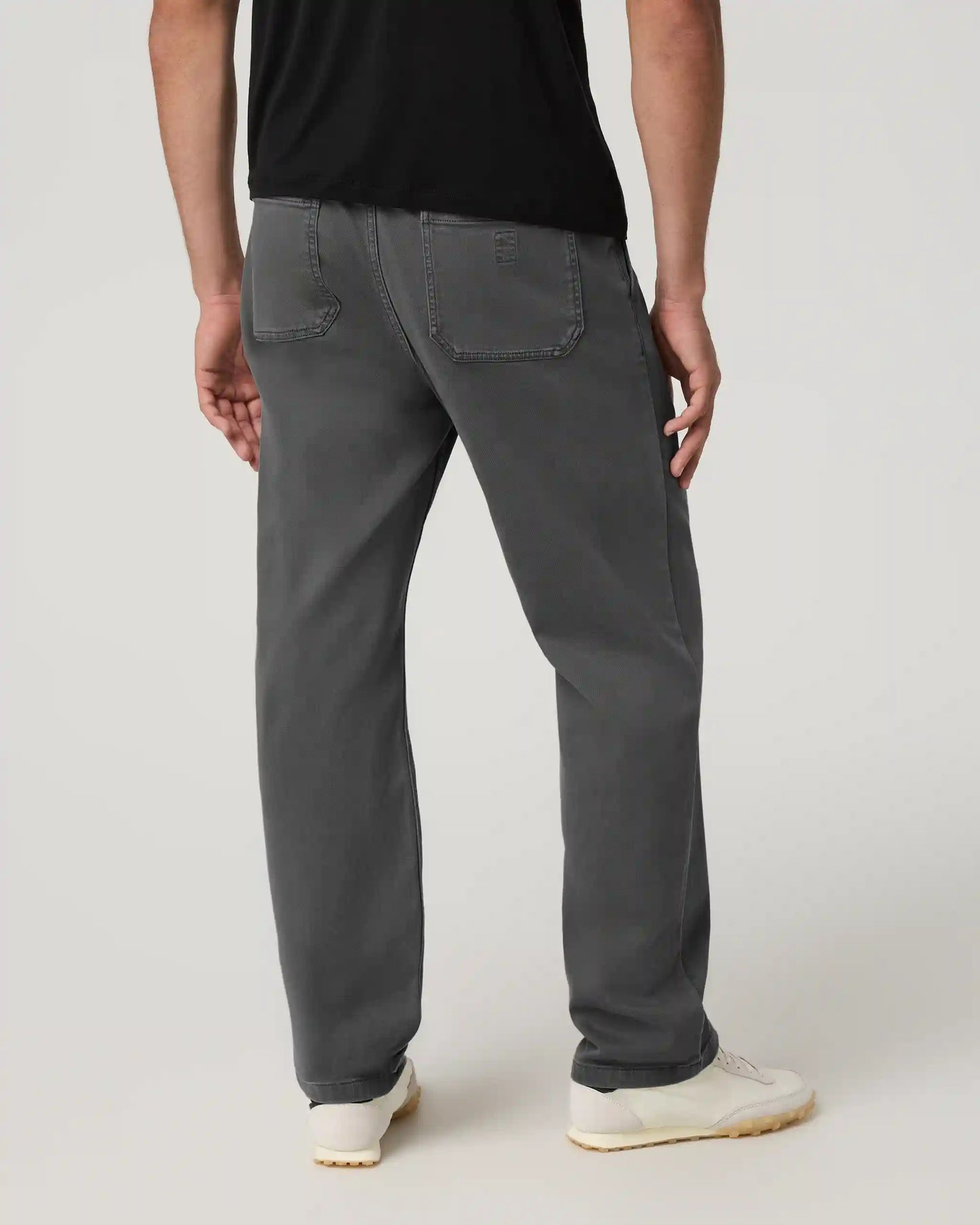 Benton Twill Elastic Waist Pant Relaxed Fit 30" | Dark Pewter