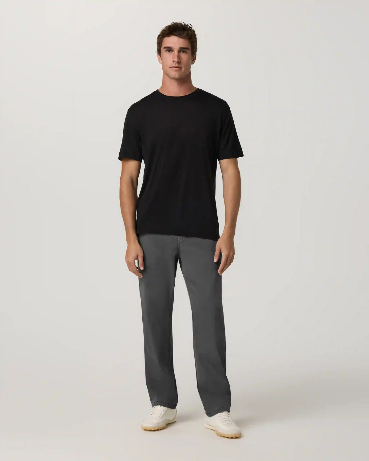 Benton Twill Elastic Waist Pant Relaxed Fit 30" | Dark Pewter