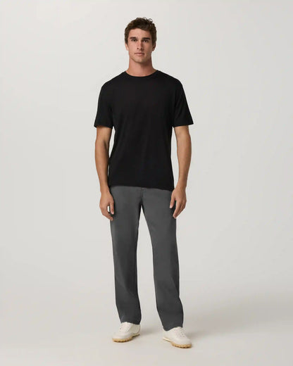 Benton Twill Elastic Waist Pant Relaxed Fit 30" | Dark Pewter