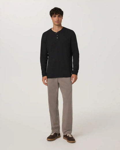 Benton Twill Elastic Waist Pant Relaxed Fit 30" | Smokey Taupe