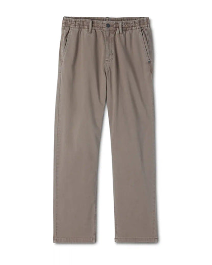 Benton Twill Elastic Waist Pant Relaxed Fit 30" | Smokey Taupe