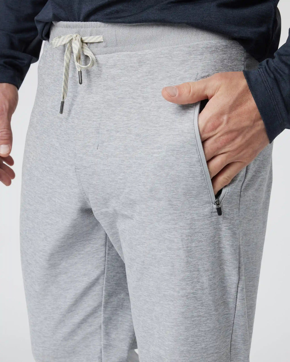 Channel Pant | Light Heather Grey