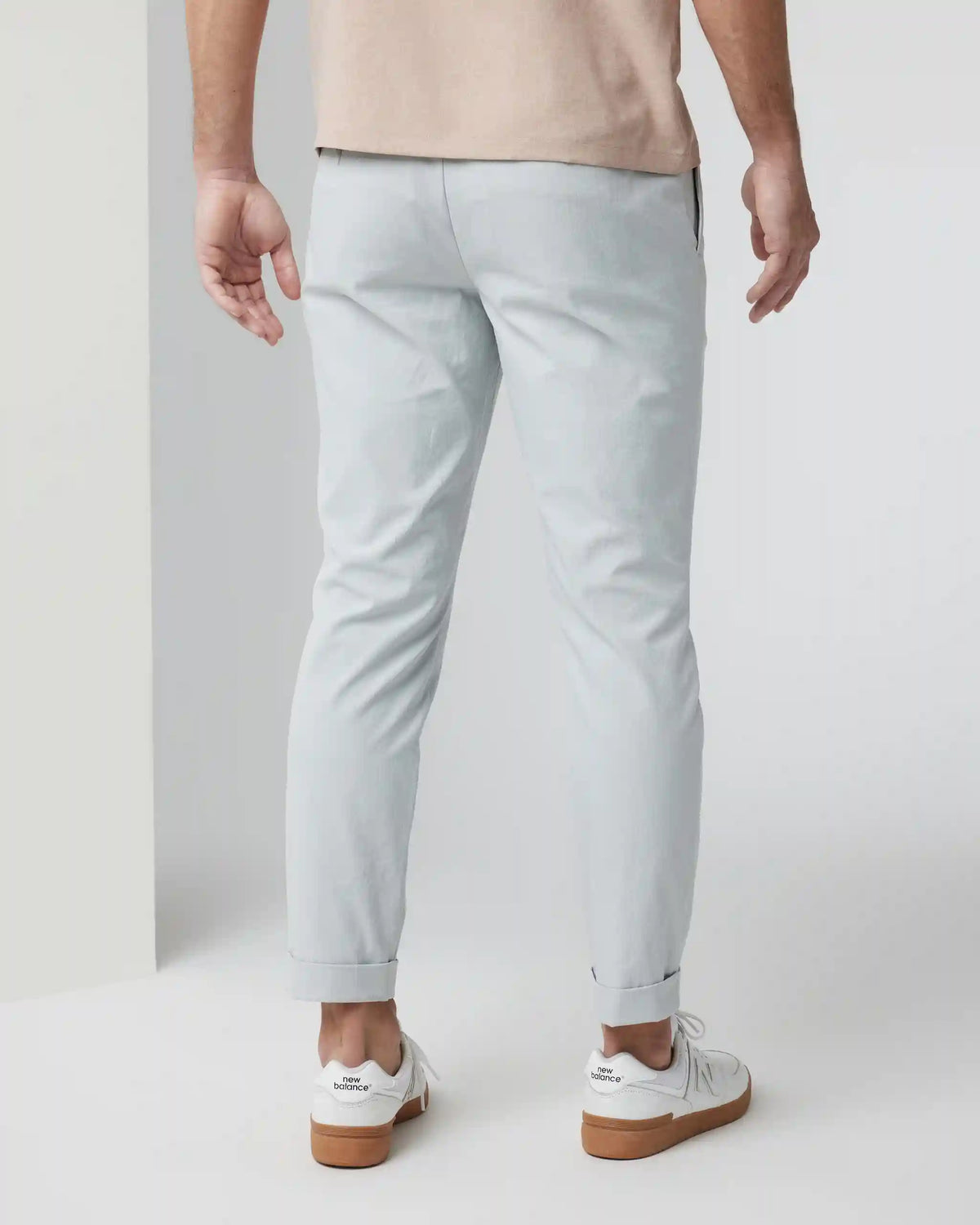 Cascade Elastic Waist Trouser | Sky Grey