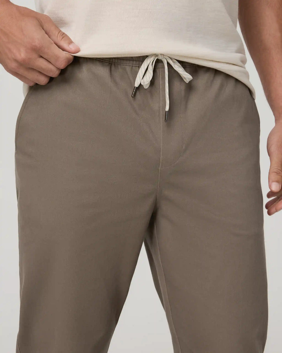 Fletcher Elastic Waist Pant Athletic Slim Fit 30" | Bark
