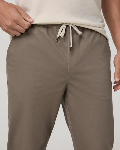 Fletcher Elastic Waist Pant Athletic Slim Fit 30" | Bark