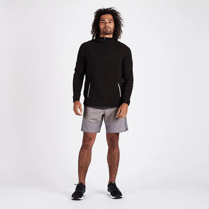Fields Packable Pullover | Black