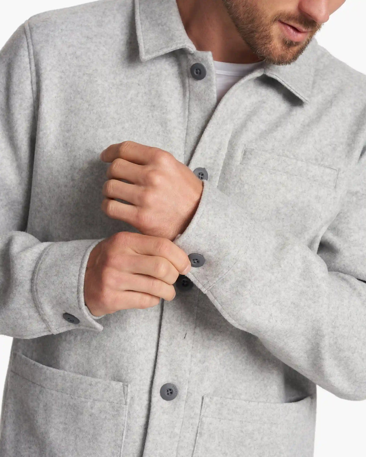 Brecken Jacket | Light Heather Grey