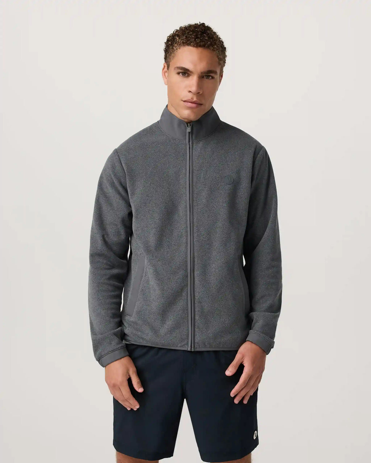 Aspen Full Zip Jacket | Heather Grey