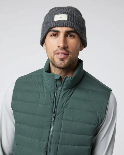 Label Beanie | Charcoal Heather