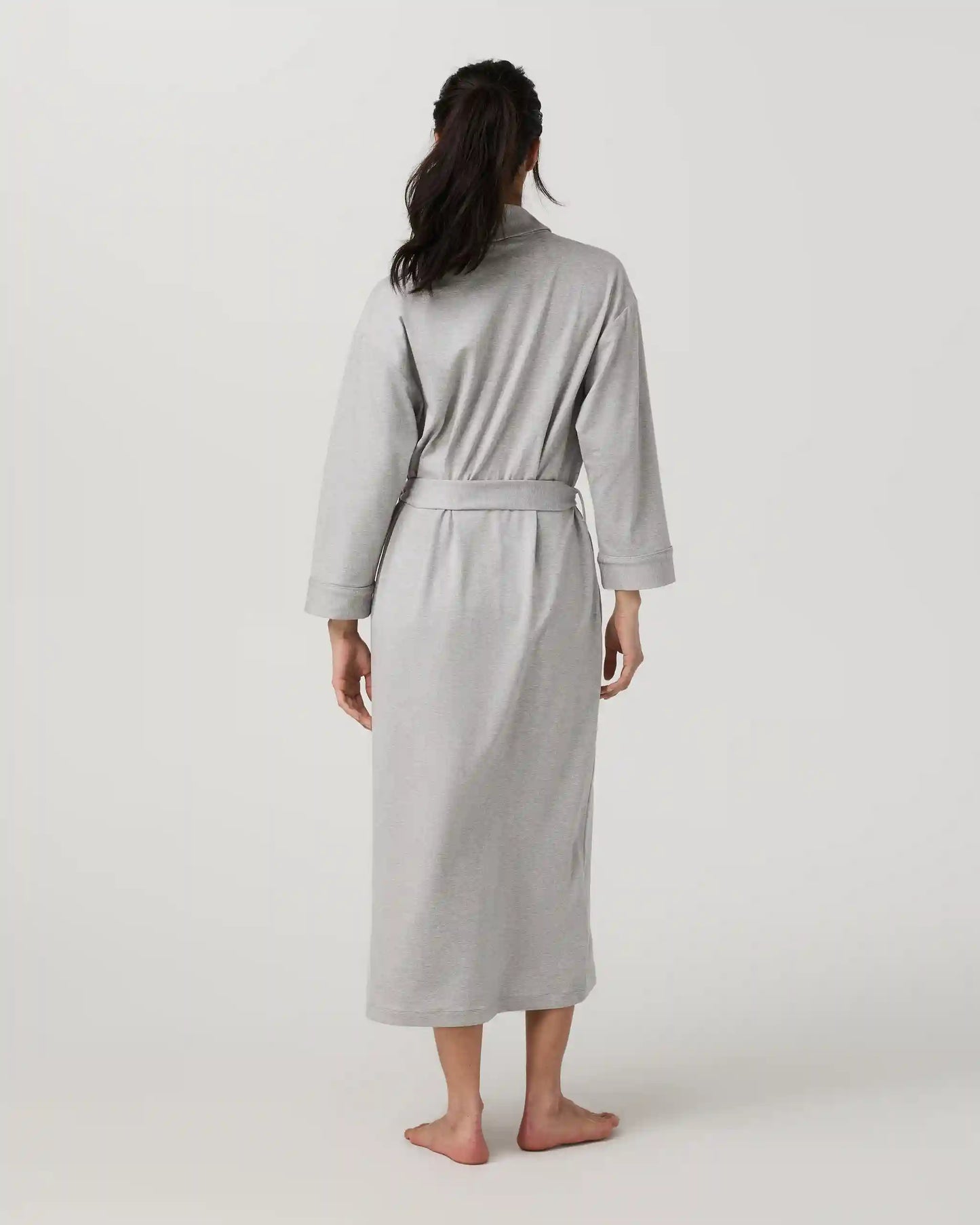 DreamKnit™ Robe | Pale Grey Heather