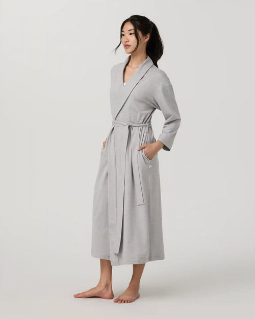 DreamKnit™ Robe | Pale Grey Heather