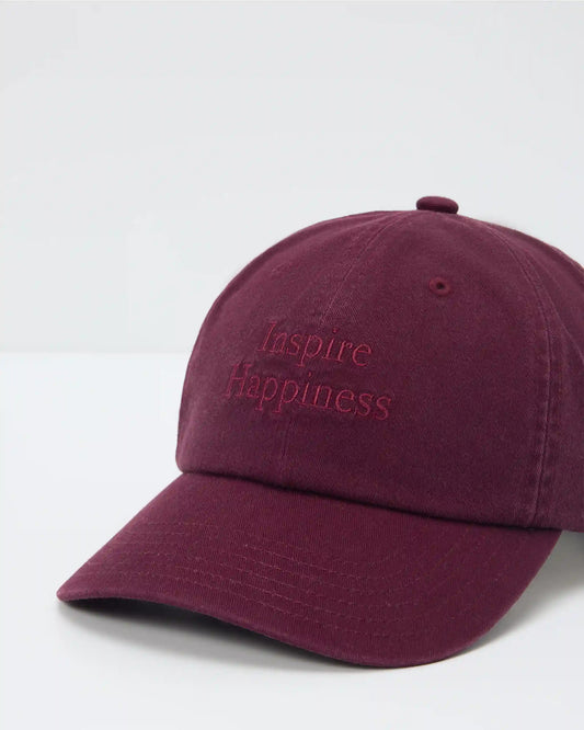 Inspire Happiness Dad Hat | Cerise