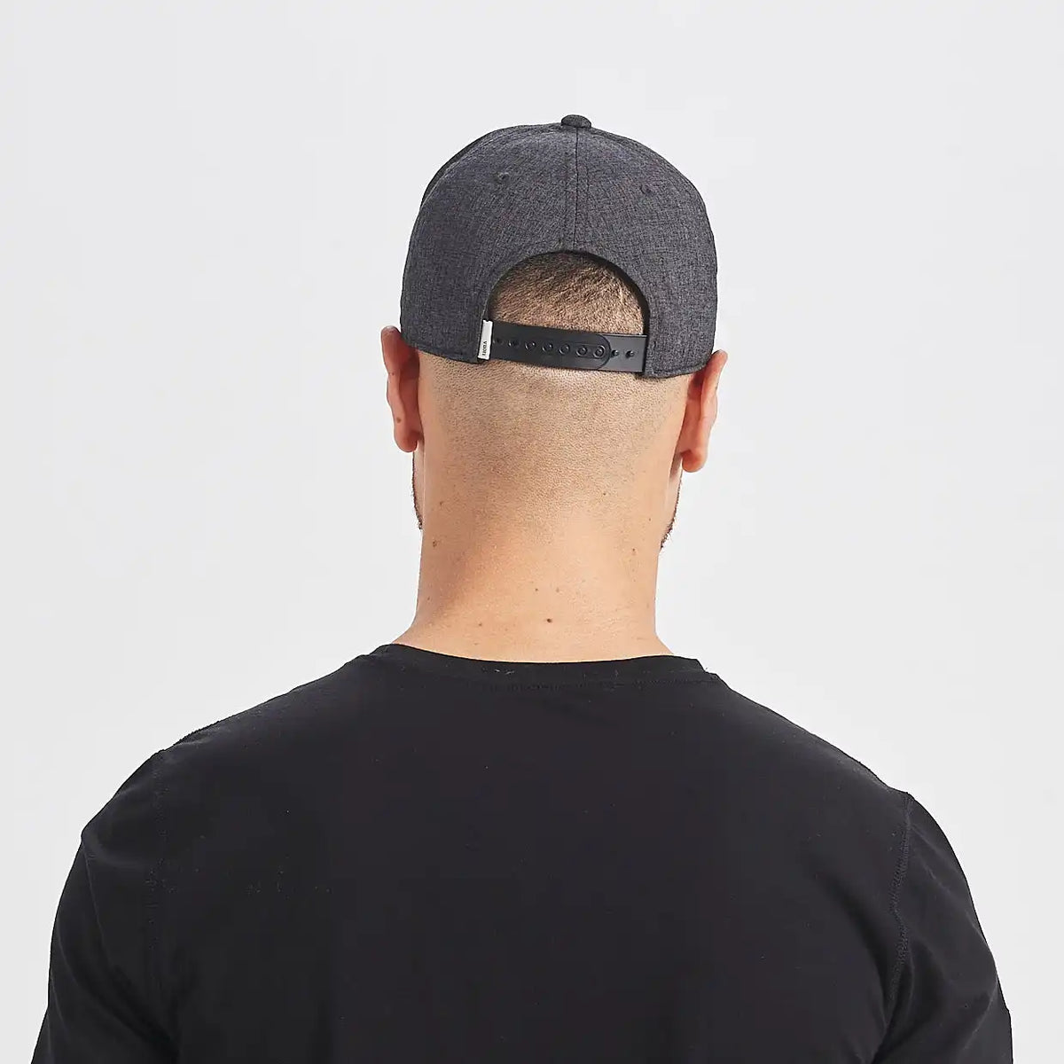 Geometric Hat | Black Heather