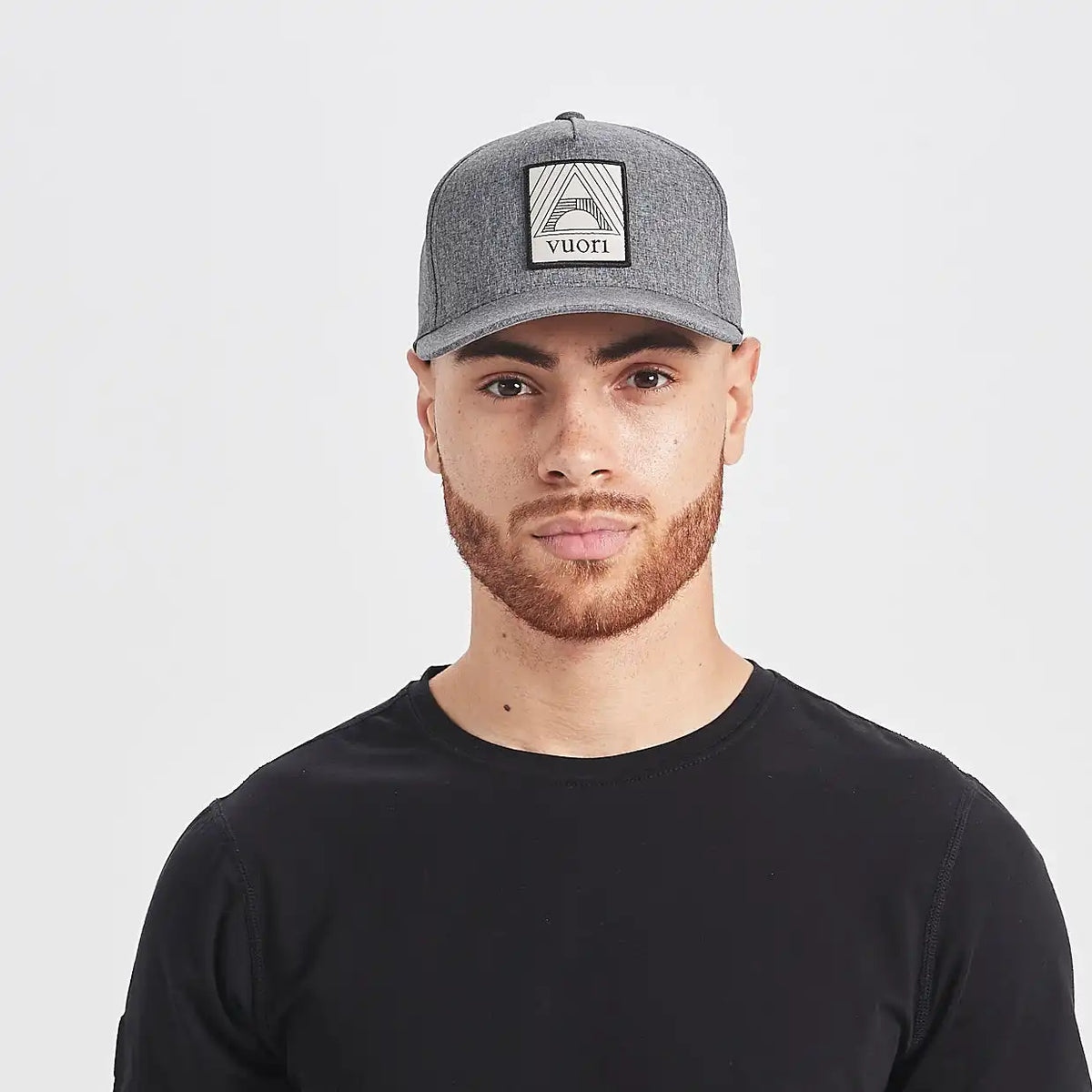 Geometric Hat | Heather Grey