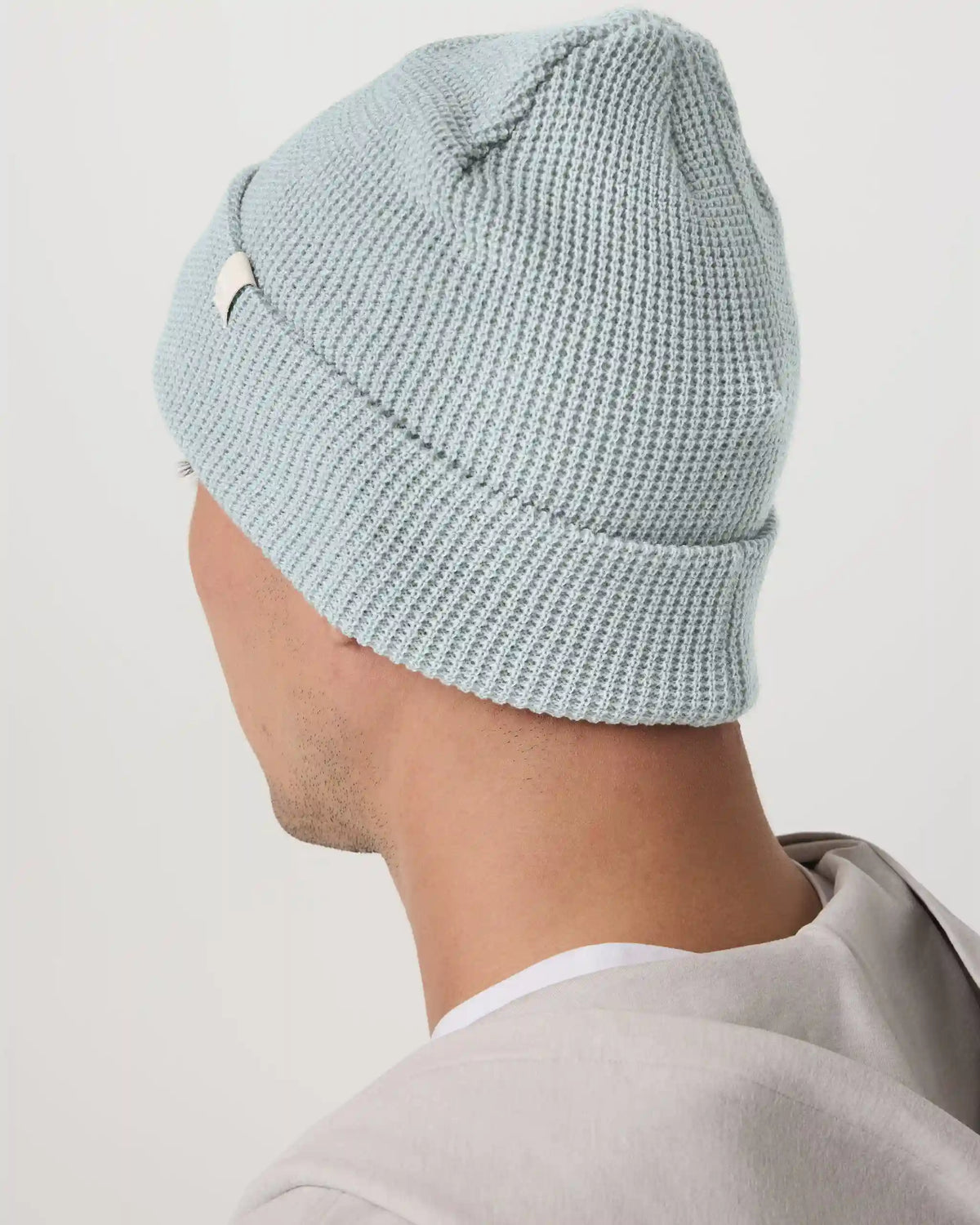 Alpine Waffle Beanie | Blue Haze