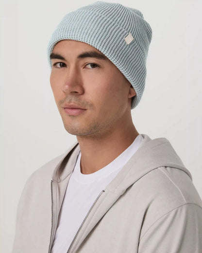 Alpine Waffle Beanie | Blue Haze