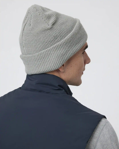 Alpine Waffle Beanie | Sky Grey