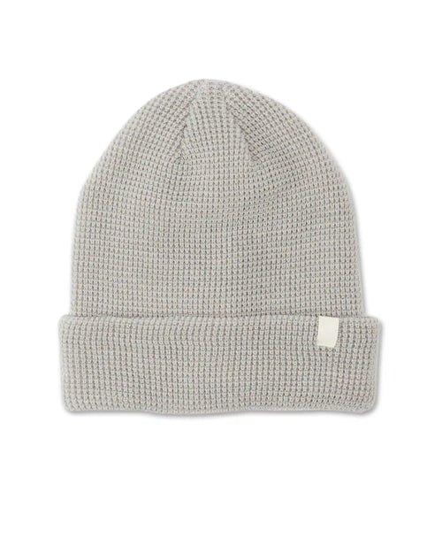 Alpine Waffle Beanie | White Sage