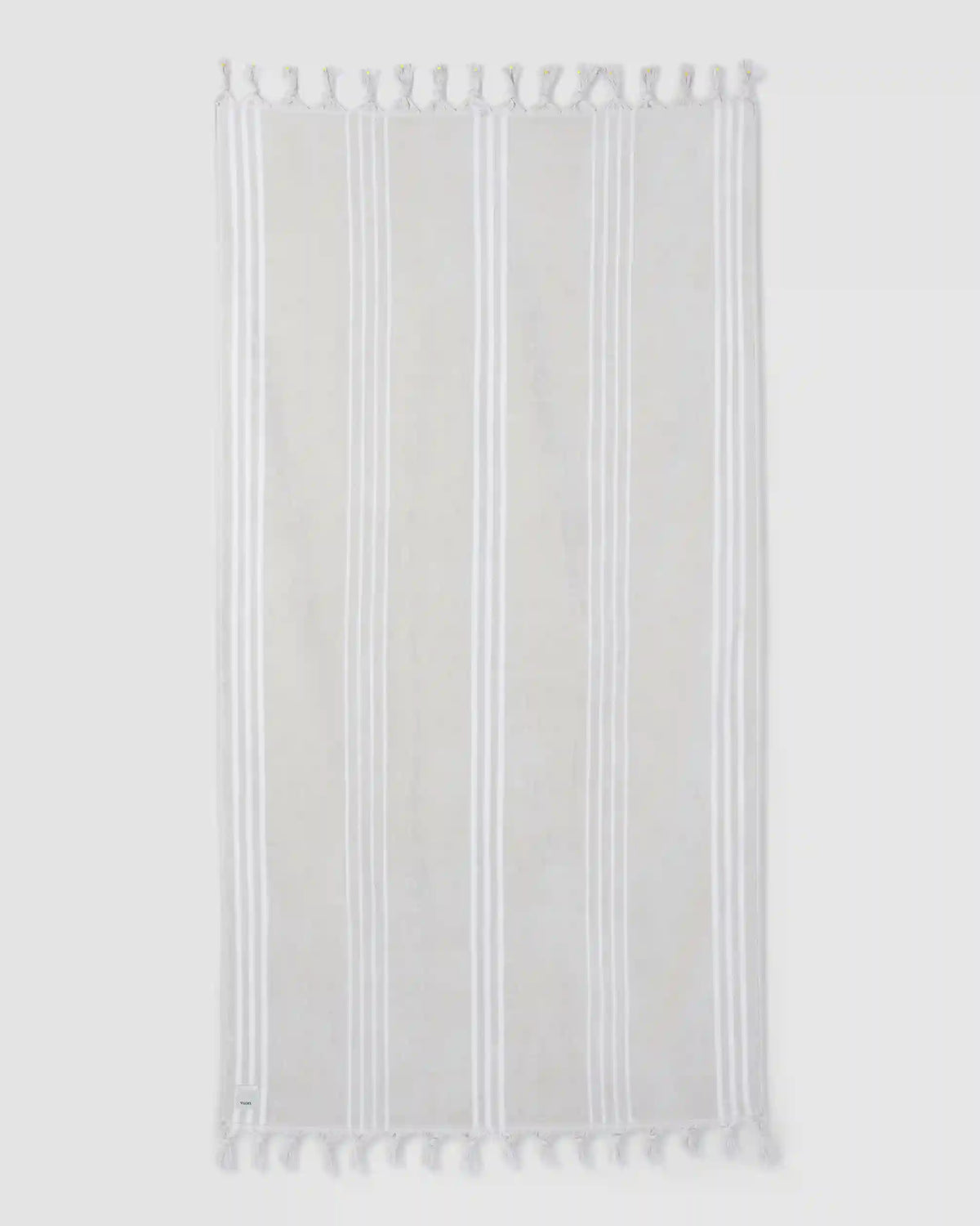 Fringe Beach Towel | Vintage White