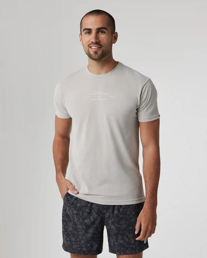 Coastal Lifestyle Tee | Light Grey